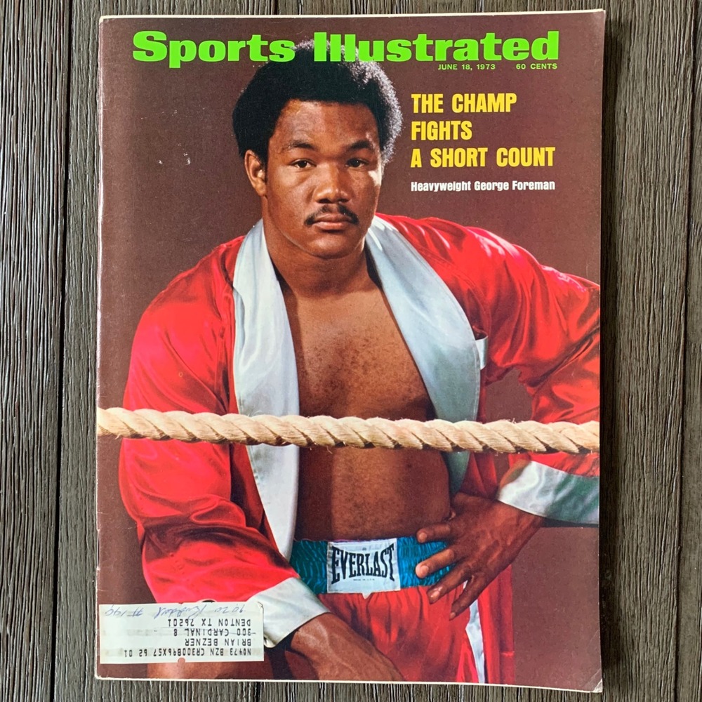 Sports Illustrated June 18 1973 George Foreman Heavyweight‎ Boxing Cover Vintage